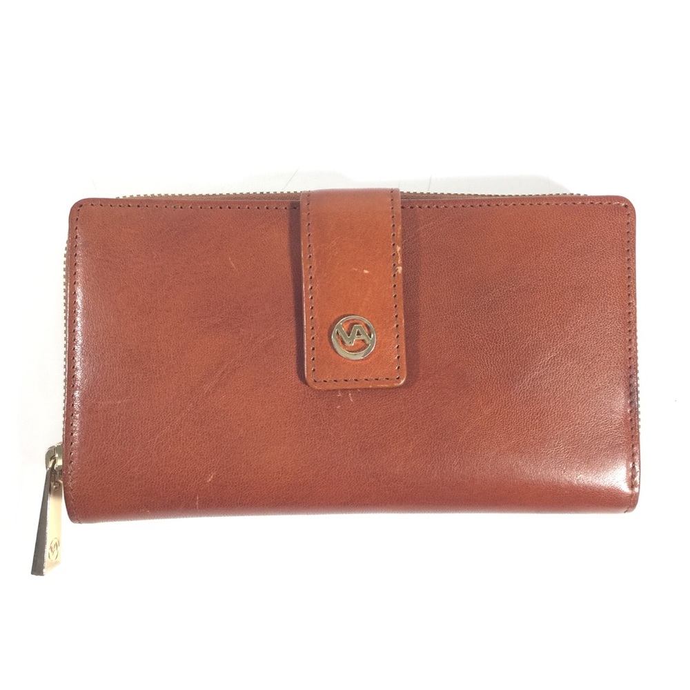 Valentina Genuine Leather Wallet Zip Around